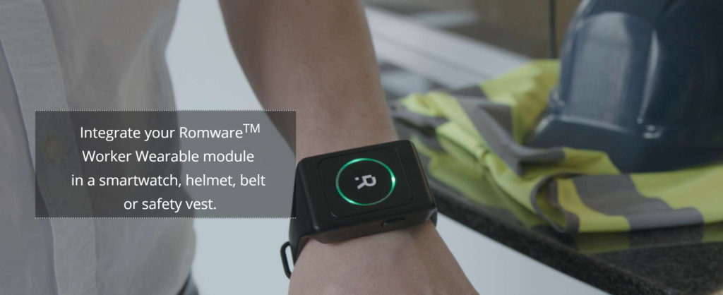 Visual of the Romware IOT wearable